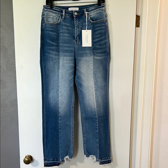 Flying Monkey Blue Straight Leg Jeans Modern Fit - Picture 1 of 8
